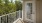 a white door on a porch